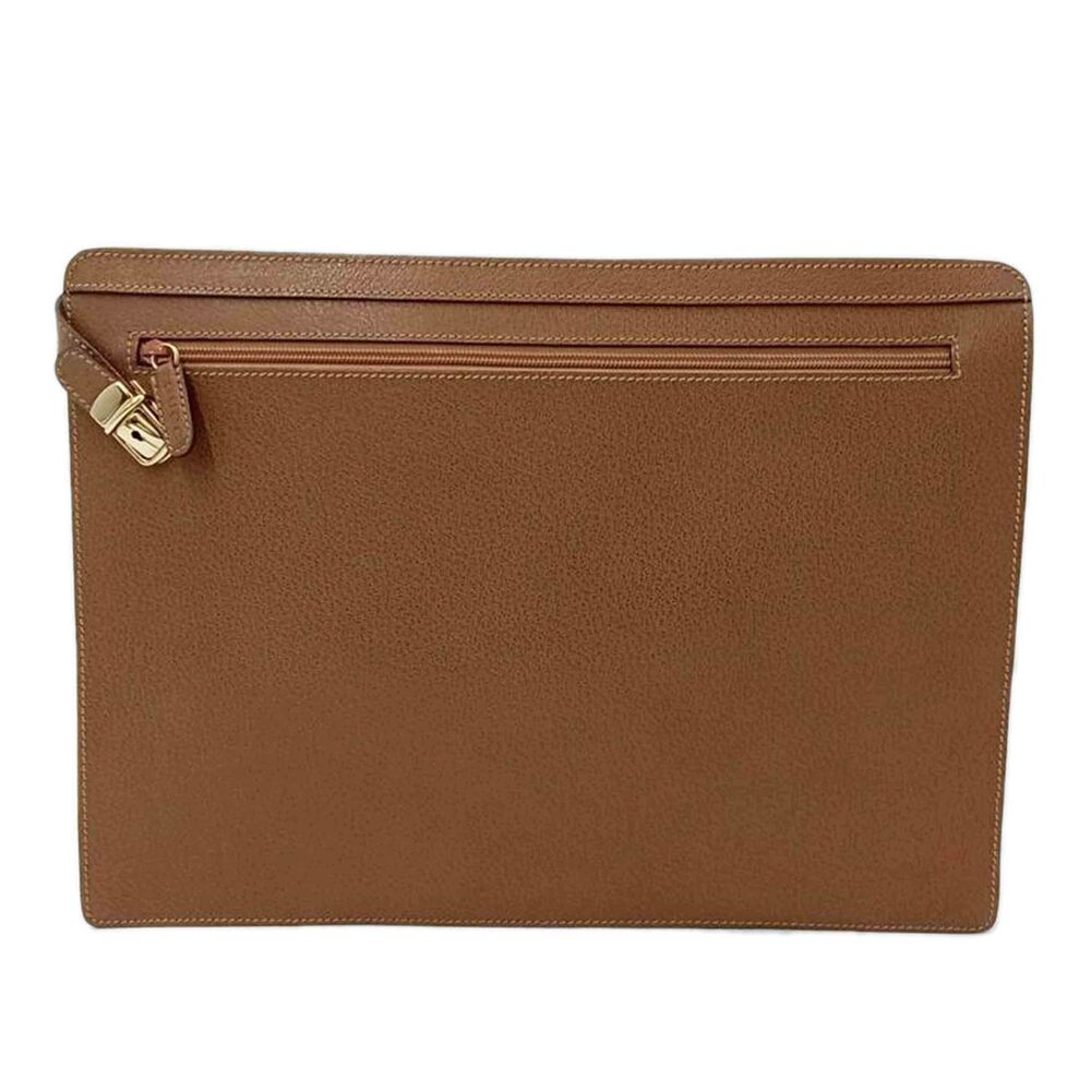 Gucci Leather Case Camel Tan Brown